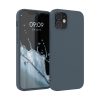 Husa Apple iPhone 12 / iPhone 12 Pro, Silicon, Albastru, 53938.202
