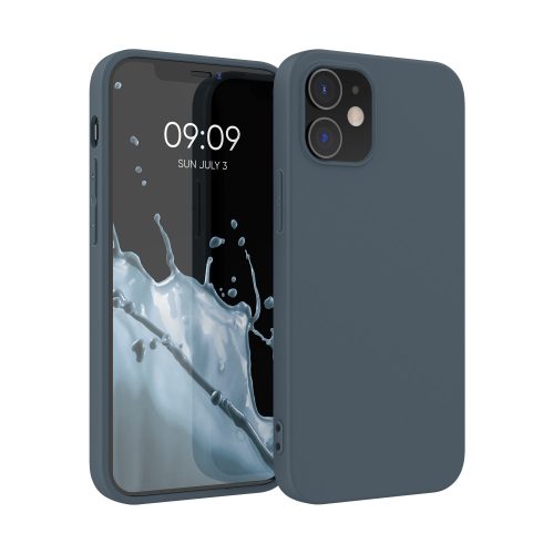 Husa Apple iPhone 12 / iPhone 12 Pro, Silicon, Albastru, 53938.202