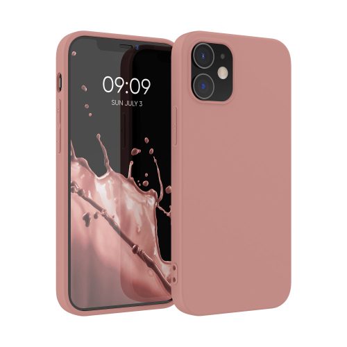 Husa Apple iPhone 12 / iPhone 12 Pro, Silicon, Roz, 53938.193