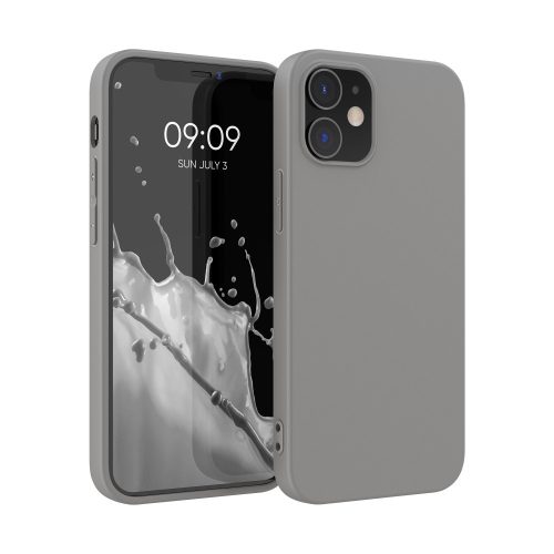 Husa Apple iPhone 12 / iPhone 12 Pro, Silicon, Gri, 53938.155