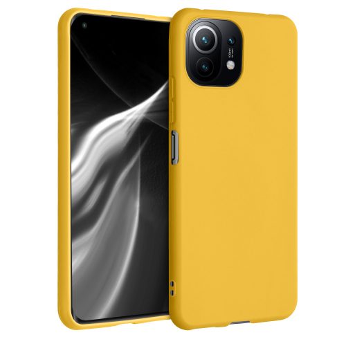 Husa Xiaomi Mi 11 Lite 5G, Silicon, Galben, 54726.143