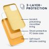 Husa iPhone 12 Pro Max, Silicon, Galben, 52644.217