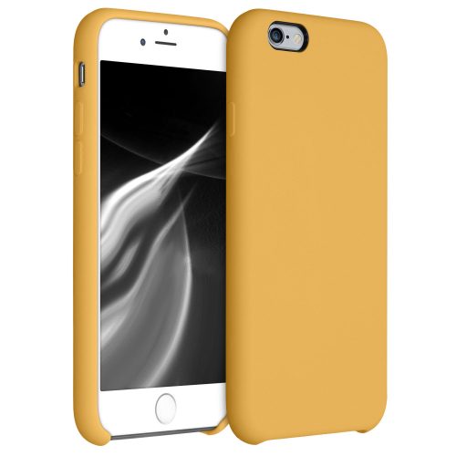 Husa Apple iPhone 6 / iPhone 6s, Silicon, Galben, 40223.217