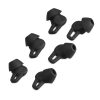 Set 6 Varfuri de schimb pentru casti Huawei FreeLace Pro, Kwmobile, Negru, Silicon, 54780.01