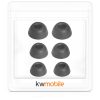 Set 6 Varfuri de schimb pentru casti Huawei FreeBuds Pro, Kwmobile, Negru, Silicon, 54779.01
