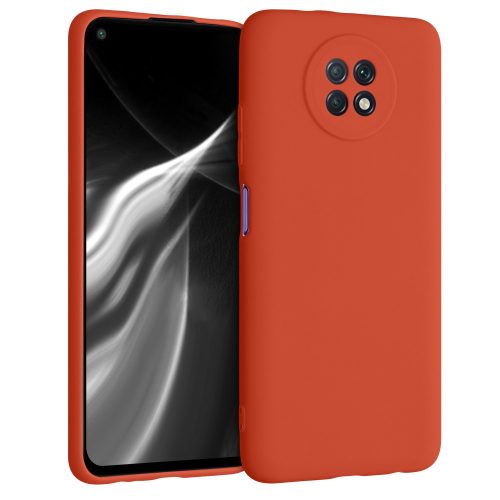 Husa Xiaomi Redmi Note 9T, Silicon, Portocaliu, 54216.218