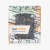 Husa Cheie Auto pentru Renault - 4 Butoane - Keyless Go, kwmobile, Silicon, Negru / Alb, 54808.02
