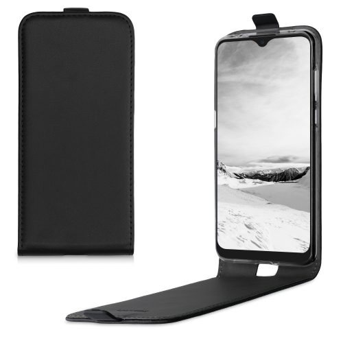 Husa Alcatel 1S (2020), Piele ecologica, Negru, 54800.01