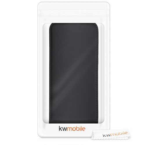 Husa Alcatel 1S (2020), Piele ecologica, Negru, 54800.01