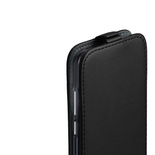 Husa Alcatel 1S (2020), Piele ecologica, Negru, 54800.01