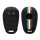 Husa Cheie Auto pentru Alfa Romeo - 3 Butoane, kwmobile, Silicon, Negru, 53855.02