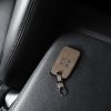 Husa Cheie Auto pentru Renault / Dacia - 4 Butoane - Keyless Go, kwmobile, Piele ecologica, Maro, 54927.01