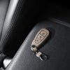 Husa Cheie Auto pentru Ford - 3 Butoane - Keyless Go, kwmobile, Piele ecologica, Maro, 54933.01