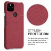 Husa Google Pixel 5a, Textil, Rosu, 54994.76