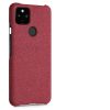 Husa Google Pixel 5a, Textil, Rosu, 54994.76