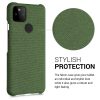 Husa Google Pixel 5a, Textil, Verde, 54994.07