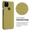 Husa Google Pixel 5a, Textil, Galben, 54994.06