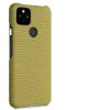 Husa Google Pixel 5a, Textil, Galben, 54994.06