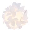 Abajur modern Jigsaw cu diametru 26 cm, Kwmobile, Alb, 54913.01.01