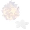 Abajur modern Jigsaw cu diametru 26 cm, Kwmobile, Alb, 54913.01.01