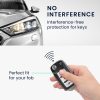 Husa Cheie Auto pentru VW / Skoda / Seat - 3 Butoane, kwmobile, Silicon, Negru / Silver, 54021.04