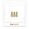 Set 3 Greutati pentru sageti de 1.5 grame, Kwmobile, Auriu, Alama, 55033.01