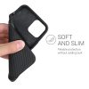 Husa iPhone 12 / iPhone 12 Pro, Silicon, Negru, 55098.01