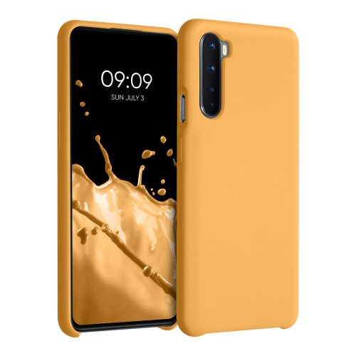 Husa OnePlus Nord, Silicon, Galben, 51871.217