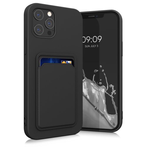 Husa iPhone 12 Pro Max, Silicon, Negru, 55113.01
