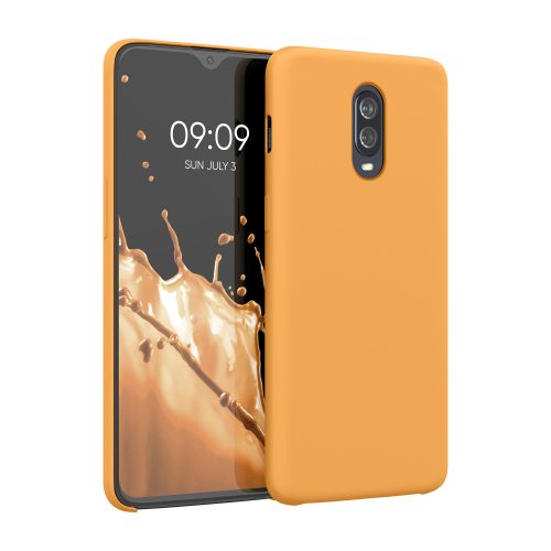 Husa OnePlus 6T, Silicon, Galben, 46316.217