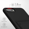 Husa iPhone 8 Plus / iPhone 7 Plus, Silicon, Negru, 55118.01