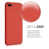 Husa iPhone 8 Plus / iPhone 7 Plus, Silicon, Rosu, 49981.218