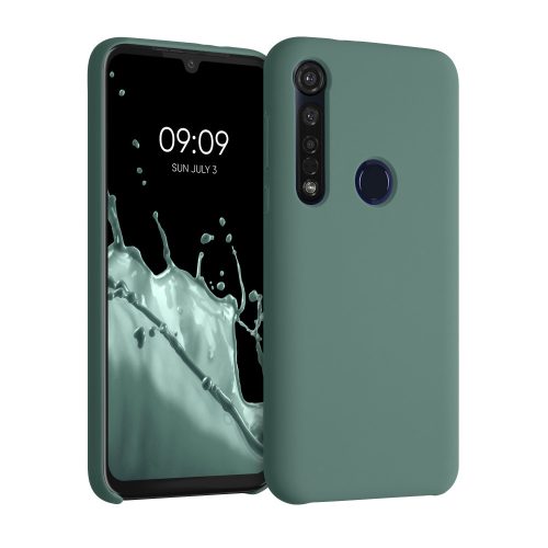 Husa Motorola Moto G8 Plus, Silicon, Verde, 51348.166
