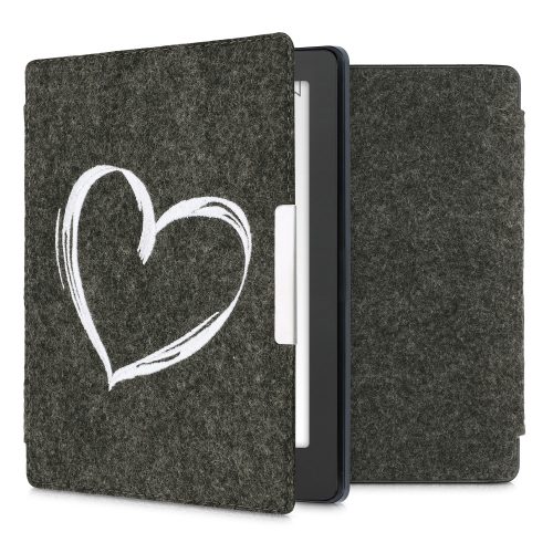 Husa pentru Kobo Aura H2O Edition 2, Textil, Gri, kwmobile, 49111.04