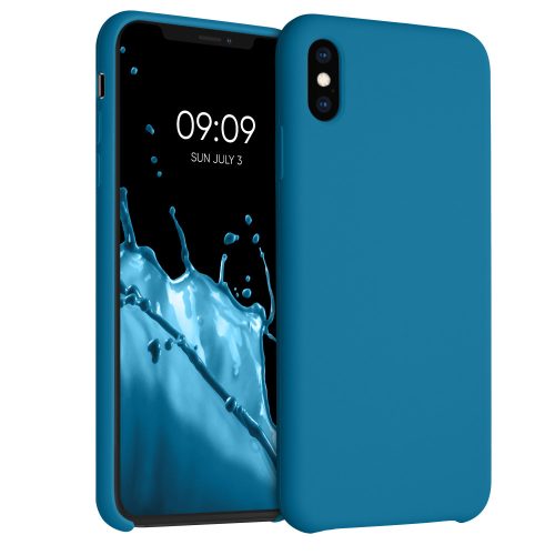 Husa iPhone XS Max, Silicon, Albastru, 45909.224