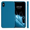 Husa iPhone XS Max, Silicon, Albastru, 45909.224
