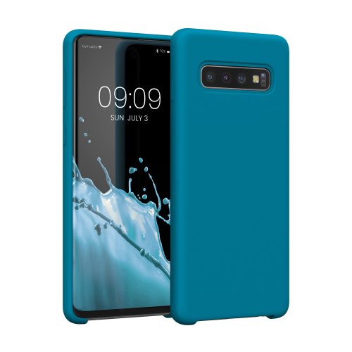 Husa Samsung Galaxy S10, Silicon, Albastru, 47732.224