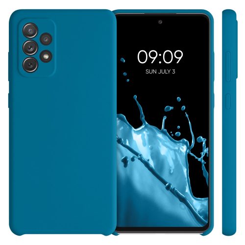 Husa Samsung Galaxy A72, Silicon, Albastru, 54359.224