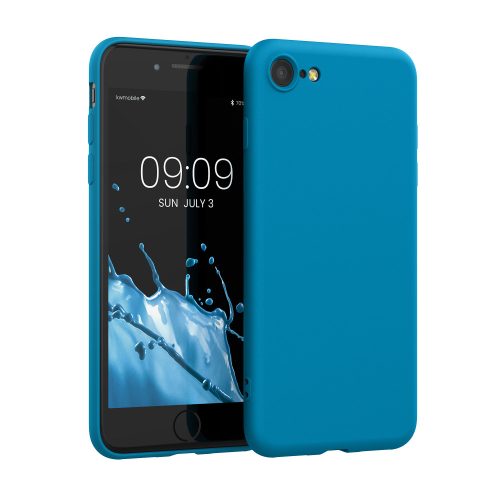 Husa iPhone 8 / iPhone 7 / iPhone SE 2, Silicon, Albastru, 49979.224