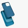 Husa iPhone 12 / iPhone 12 Pro, Silicon, Albastru, 52641.224