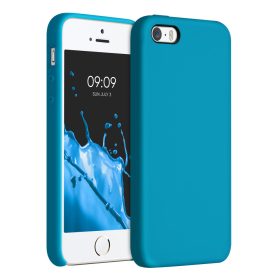 Husa iPhone 5 / iPhone 5s / iPhone SE, Silicon, Albastru, 42766.224