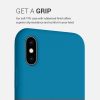 Husa iPhone X / iPhone XS, Silicon, Albastru, 46313.224