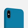 Husa iPhone X / iPhone XS, Silicon, Albastru, 46313.224