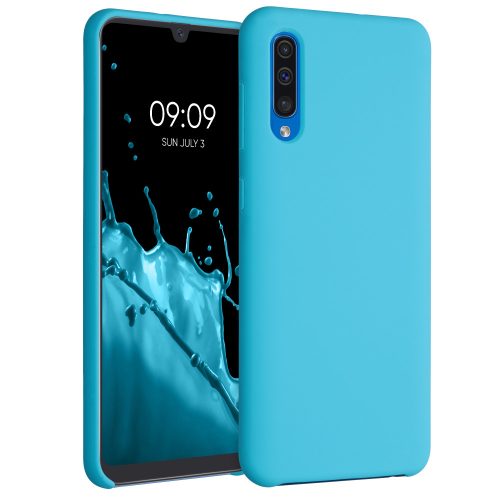 Husa Samsung Galaxy A50, Silicon, Albastru, 48715.223