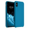 Husa iPhone X / iPhone XS, Silicon, Albastru, 42495.224