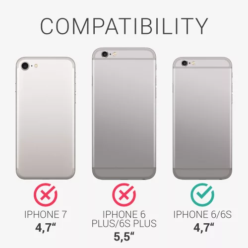 Husa iPhone 6 / iPhone 6s, Silicon, Albastru, 40223.224