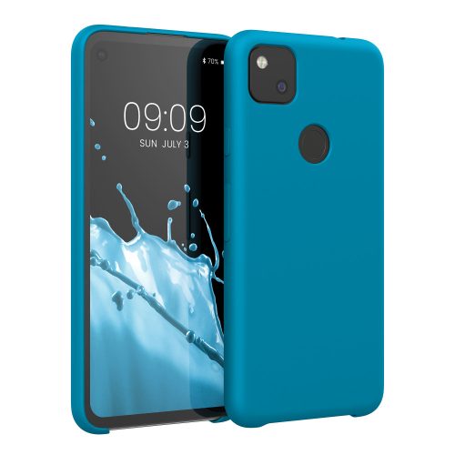 Husa Google Pixel 4a, Silicon, Albastru, 52549.224