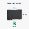 Husa de exterior pentru televizor 49-50 inch, Kwmobile, Negru, Poliester, 55239.01