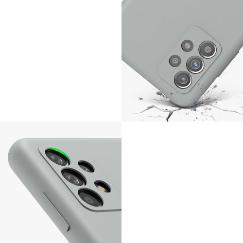 Husa Samsung Galaxy A52 / Galaxy A52 5G / Galaxy A52s 5G, Silicon, Gri, 54347.70