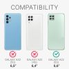 Set 3 Folii de protectie pentru Samsung Galaxy A22 5G, kwmobile, Fata, Transparenta, 55246.1